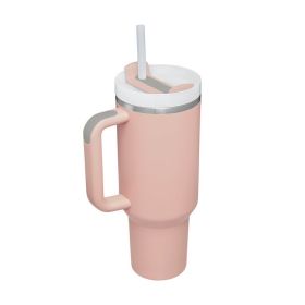 1200ml Stainless Steel Mug Coffee Cup Thermal Travel Car Auto Mugs Thermos 40 Oz Tumbler with Handle Straw Cup Drinkware New In (Color: F, capacity: 1200ml)