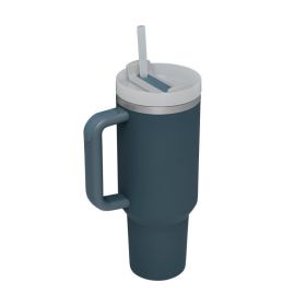 1200ml Stainless Steel Mug Coffee Cup Thermal Travel Car Auto Mugs Thermos 40 Oz Tumbler with Handle Straw Cup Drinkware New In (Color: I, capacity: 1200ml)